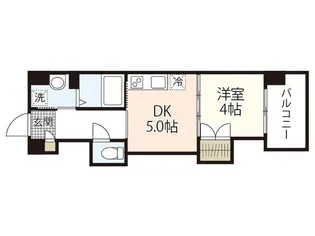テリア出汐2015【5階】の間取り