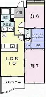 フレスク-ラ・YK【3階】の間取り