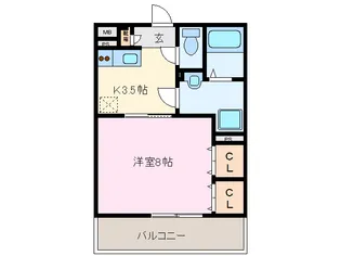 ピアーチェII【3階】の間取り