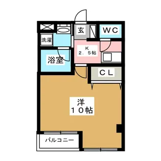 カーザカリーノ【3階】の間取り