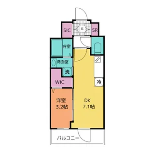 エステムコート名古屋上前津【4階】の間取り