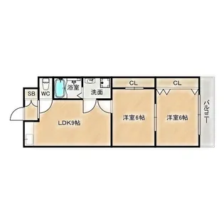 ファーストパレス【4階】の間取り