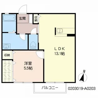 メゾン谷山【2階】の間取り