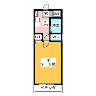 マイルーム花中【2階】の間取り