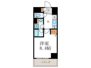 ベラジオ四条通【6階】の間取り