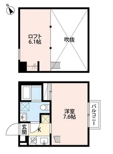 グランディール千葉【1階】の間取り