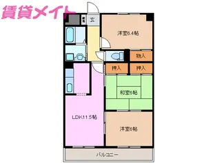 グロリアスST【2階】の間取り