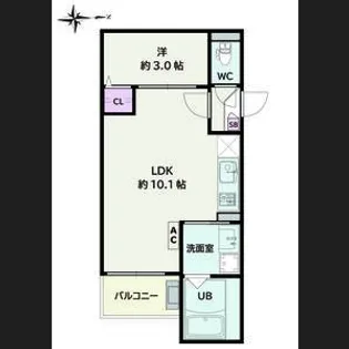 Jack motoshibatahigashiII【2階】の間取り