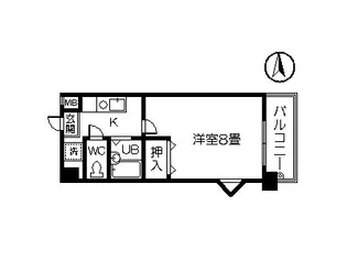 サンモール中央【7階】の間取り