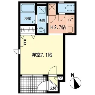 Rupiah I【1階】の間取り