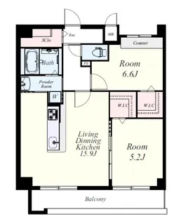 FMTレジデンス博多【10階】の間取り