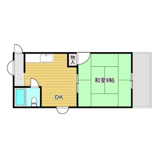 カーサみき【2階】の間取り