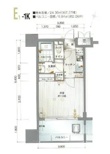サヴォイテンジンクォーター【4階】の間取り