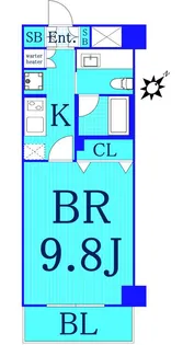 アンビエンテ横浜鴨居【1階】の間取り
