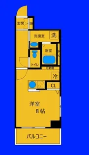 心園コーポ【1階】の間取り
