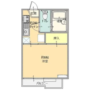 レニオンハイツA【2階】の間取り