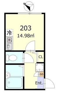 アーク西糀谷【2階】の間取り