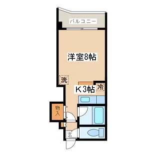 ノースコートサンスイ【7階】の間取り