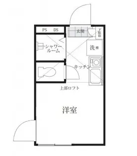 ロンジェスマン三宿【1階】の間取り