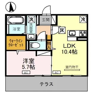 フィエルテ【1階】の間取り