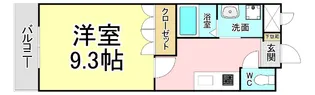 コンフォルト城野駅前【1階】の間取り