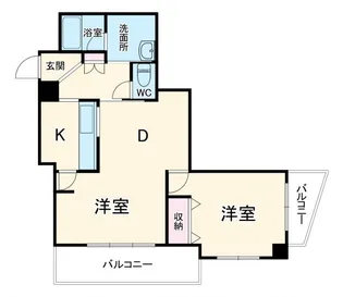 ヴェルメゾン浜松【3階】の間取り