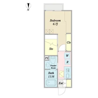 SOLASIA residence上井草【2階】の間取り