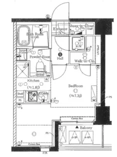 ガリシア新宿西落合【5階】の間取り
