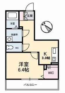 グランベレオ千代田【2階】の間取り