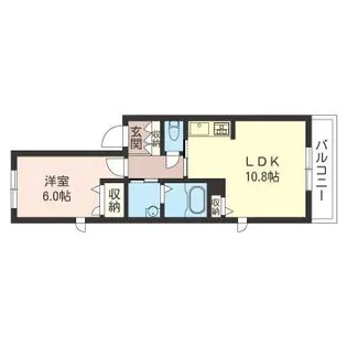 メーラ・M【1階】の間取り