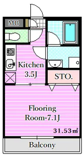 Msクラール【1階】の間取り