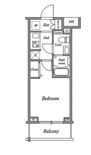 GENOVIA大崎skygarden【1階】の間取り