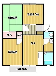 パナハイツ瀬戸【1階】の間取り