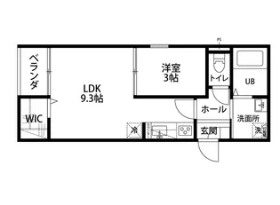 Natura【1階】の間取り