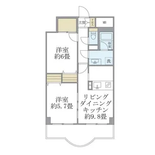 西船橋スクエアガーデン【3階】の間取り