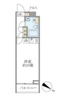 アプリーレ赤坂【2階】の間取り