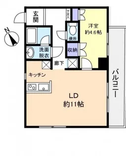 トゥレスエストレア【4階】の間取り