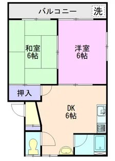 小日向コーポ【3階】の間取り