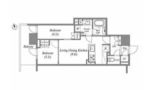 NIDO南千住【4階】の間取り