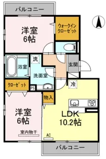 ウイングMISAWA XII【3階】の間取り