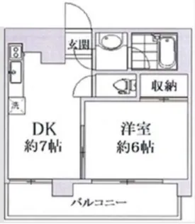 八千代フラット【4階】の間取り