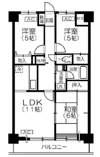 パレ・デ・フォーレ【4階】の間取り
