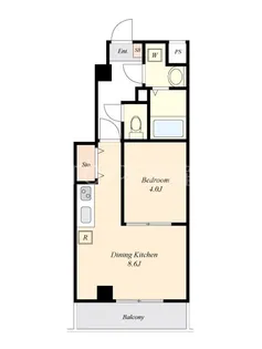 アルカンシエル稲毛【4階】の間取り