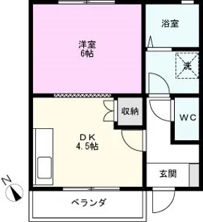 エクセレント齋藤【2階】の間取り