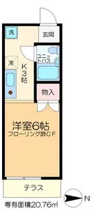 メゾン・ド・ブールバール【1階】の間取り