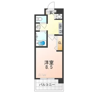 CASA GRAN洛西【4階】の間取り