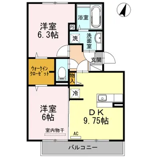 アーバンメロウ【2階】の間取り