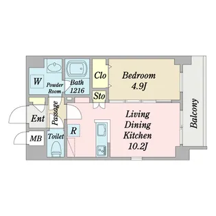 FELICE【4階】の間取り