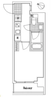 エクセリア川崎【5階】の間取り