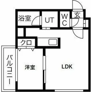 クィーンズフォレスト中島公園【4階】の間取り